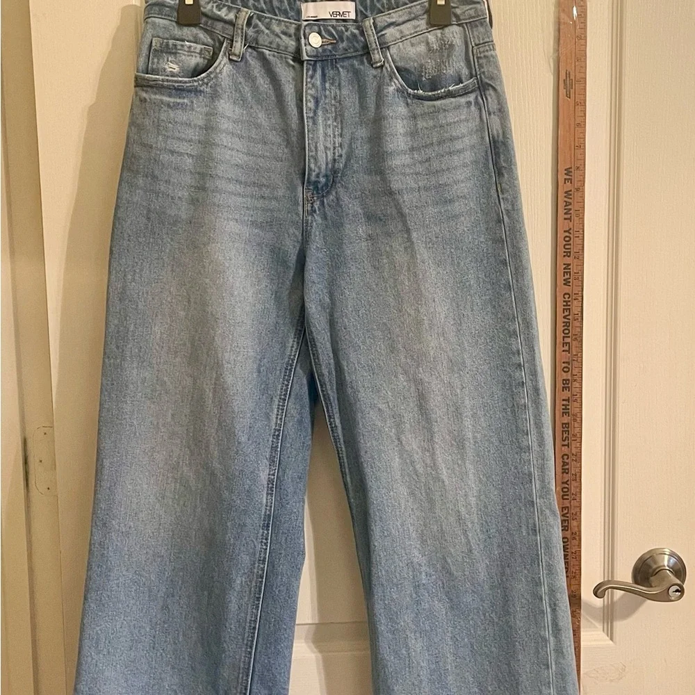 Vervet Los Angeles Women's Blue Flare Jeans - Picture 2 of 9
